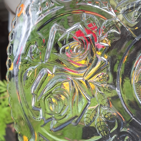 Crystal Roses Serving Platter - Picture 3 of 7